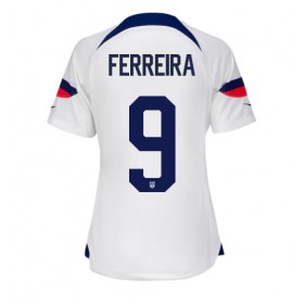 Förenta staterna Jesus Ferreira #9 Hemmakläder Dam VM 2022 Kortärmad
